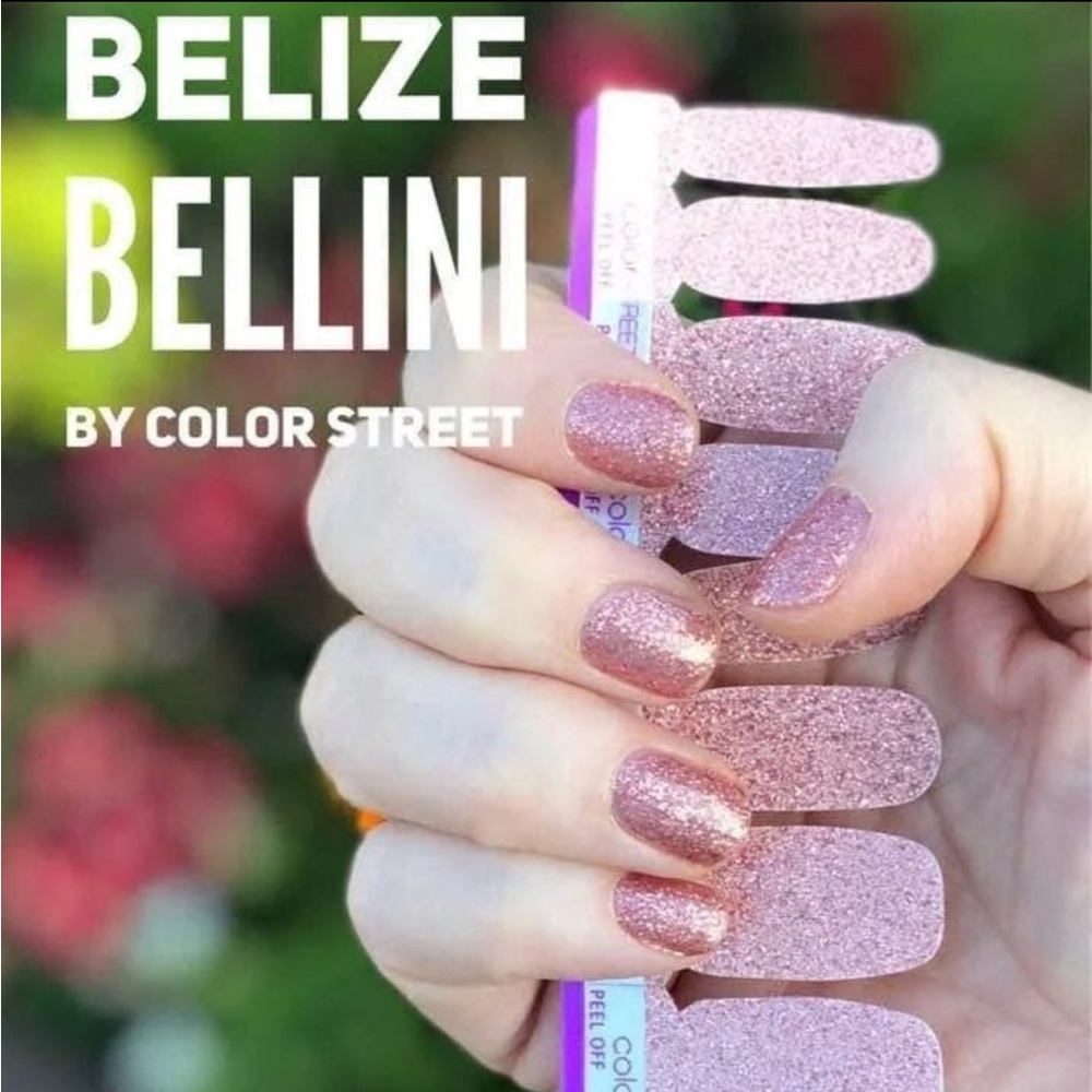 *Retired* Color Street: Belize Bellini | Pink Glitter Party Barbie Pastel Spring - Picture 8 of 12